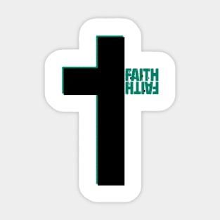 Faith in the cross Sticker